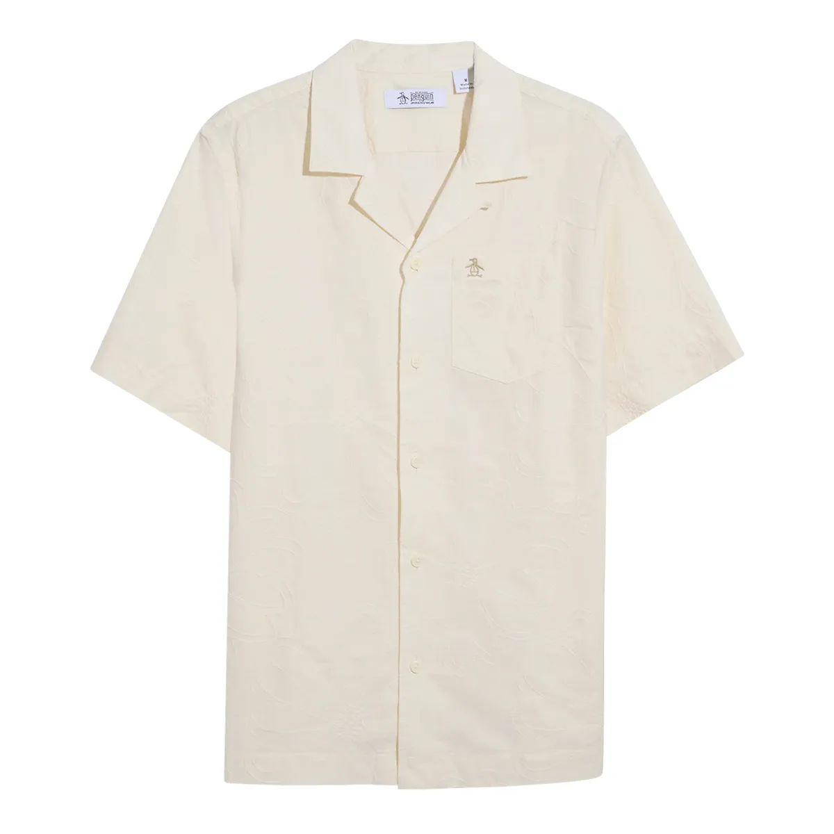 Original Penguin SS Cotton Flower Print Beige