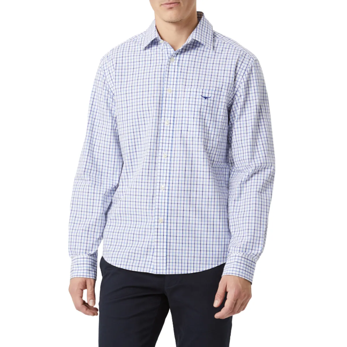 R.M.Williams Newland Poplin Check Shirt